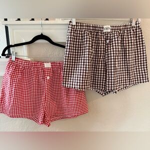 Set of two women’s boxer shorts